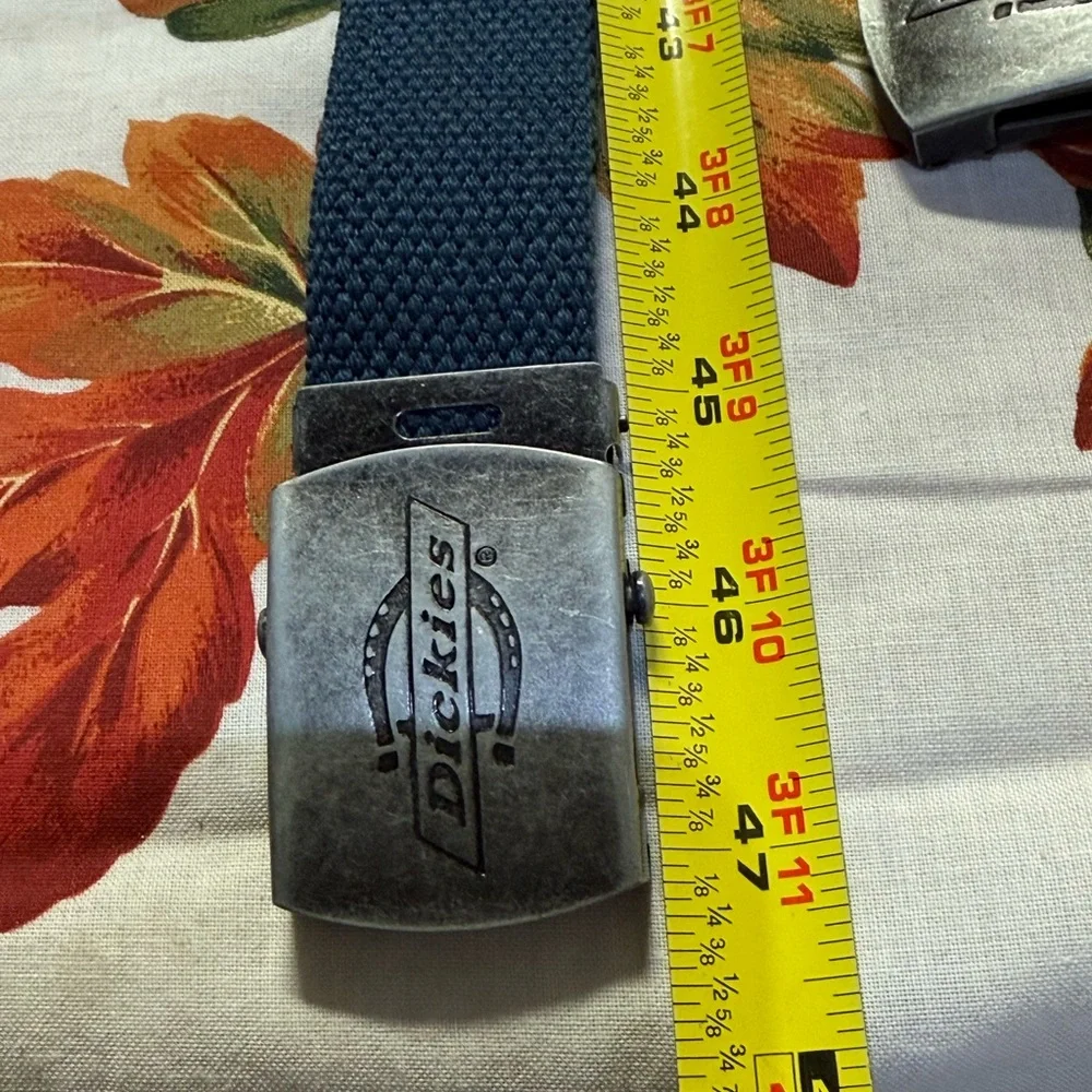 Dickies Navy Belt with Metal Buckle